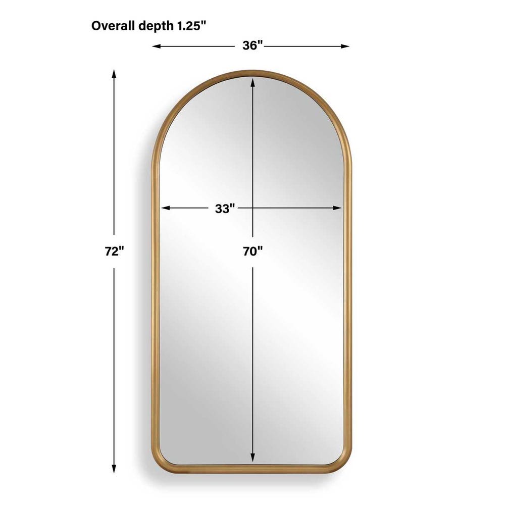 Uttermost Marvell Gold Arch Mirror