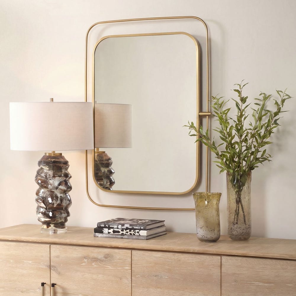 Uttermost Moreni Brass Mirror