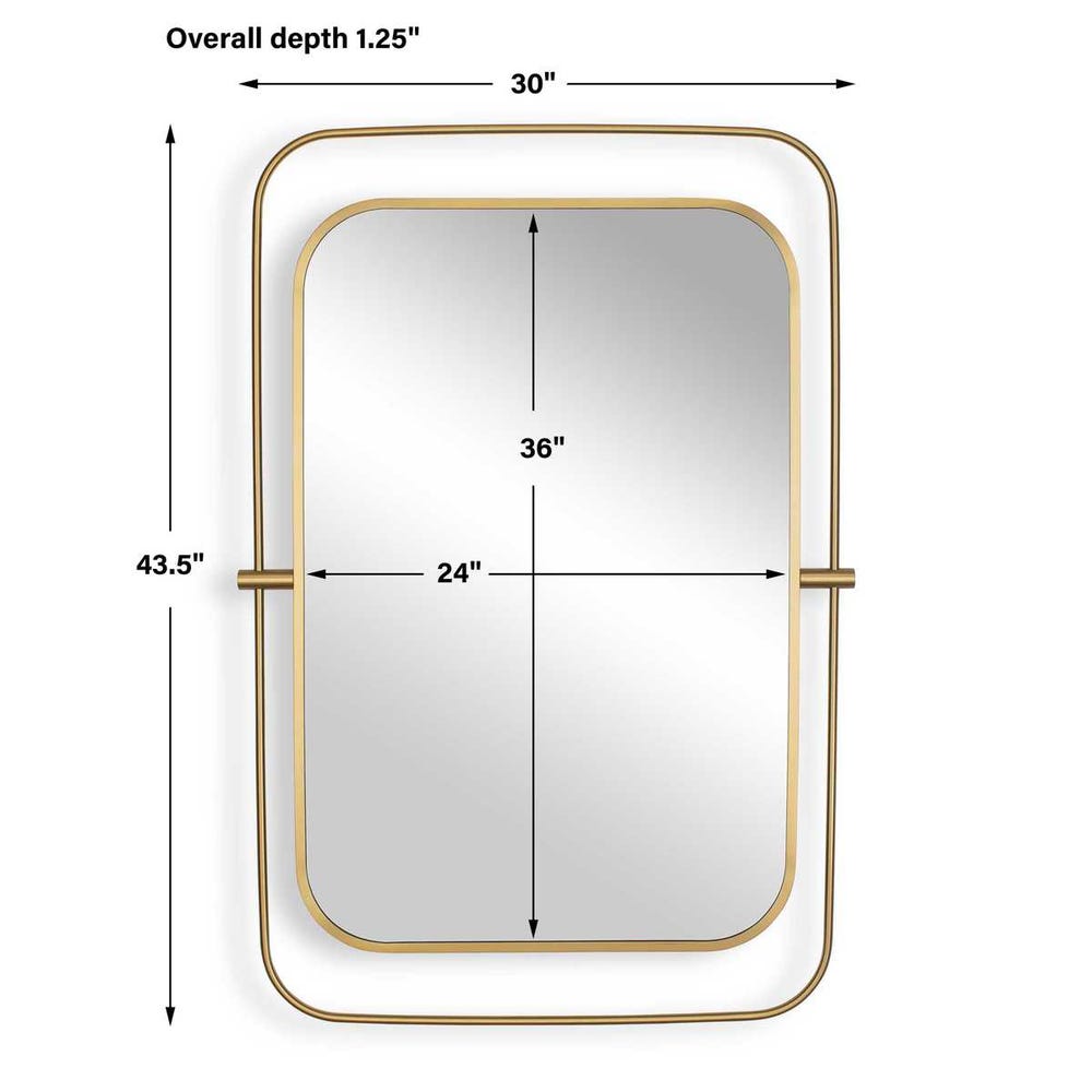 Uttermost Moreni Brass Mirror