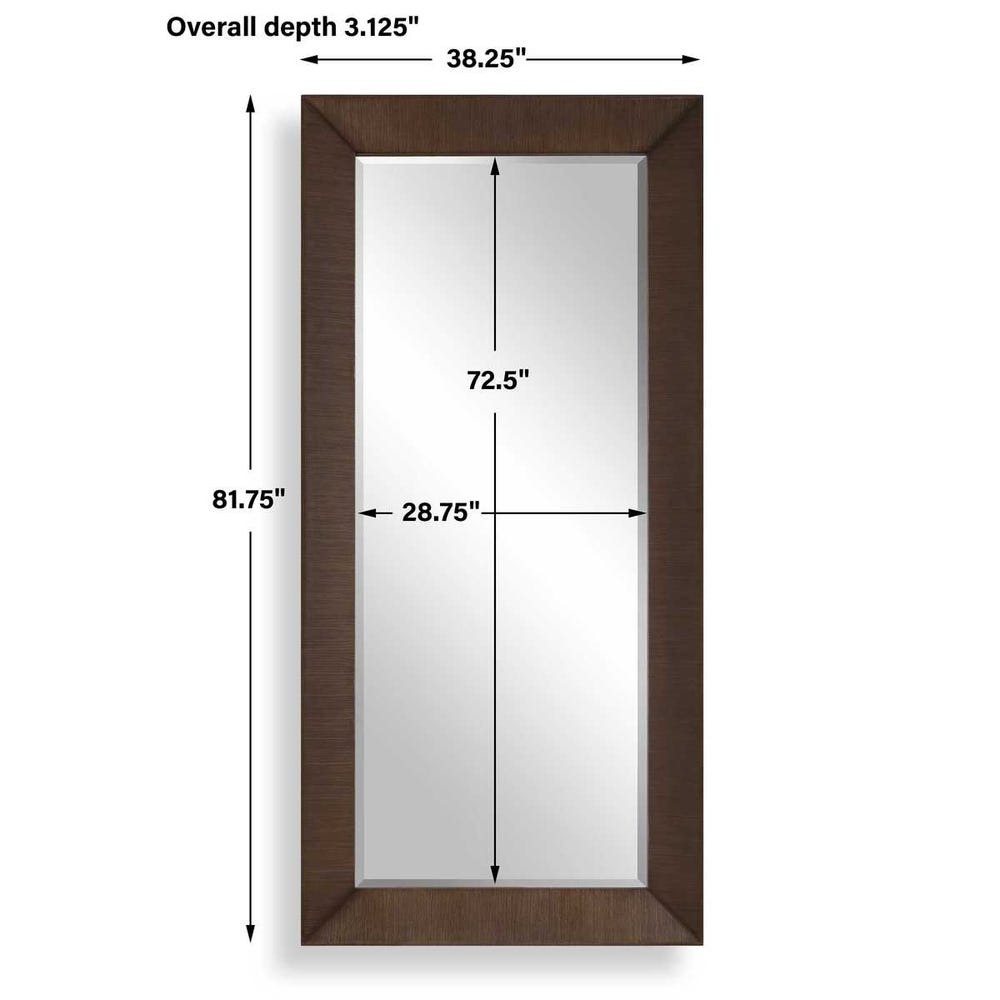 Uttermost Pearce Tall Walnut Mirror