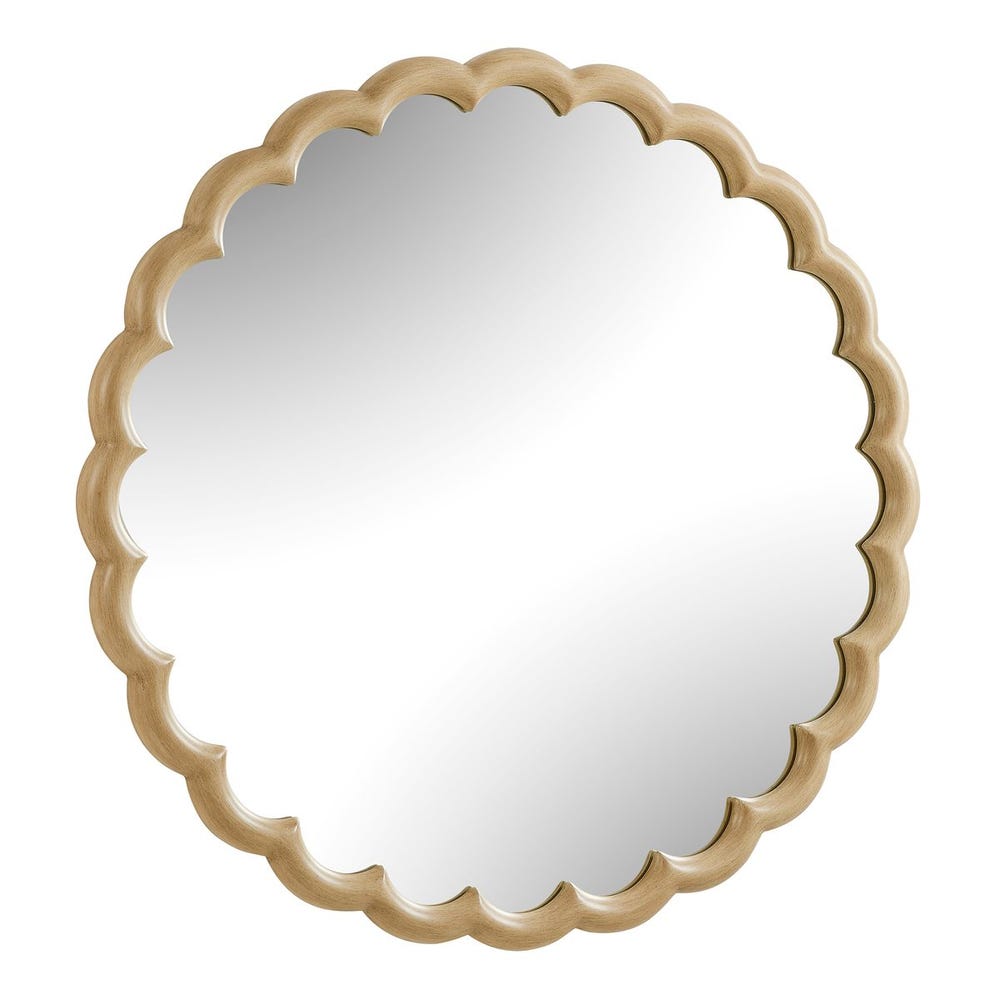 Uttermost Cerrito Burnished Ivory Round Mirror
