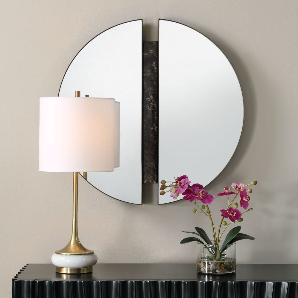 Uttermost Hanover Divided Round Mirror
