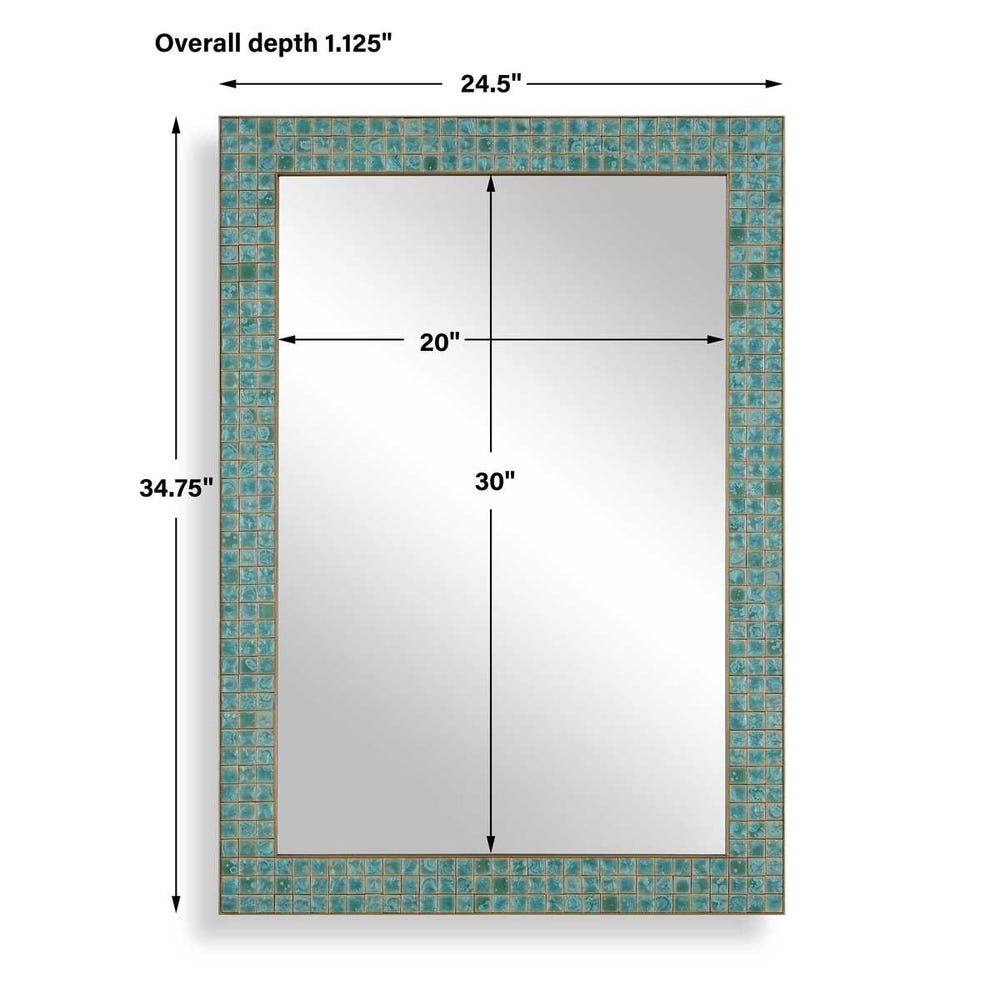 Uttermost Coralie Tile Mirror