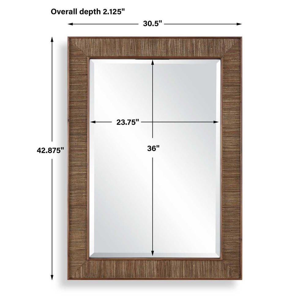 Uttermost Aldous Walnut Mirror