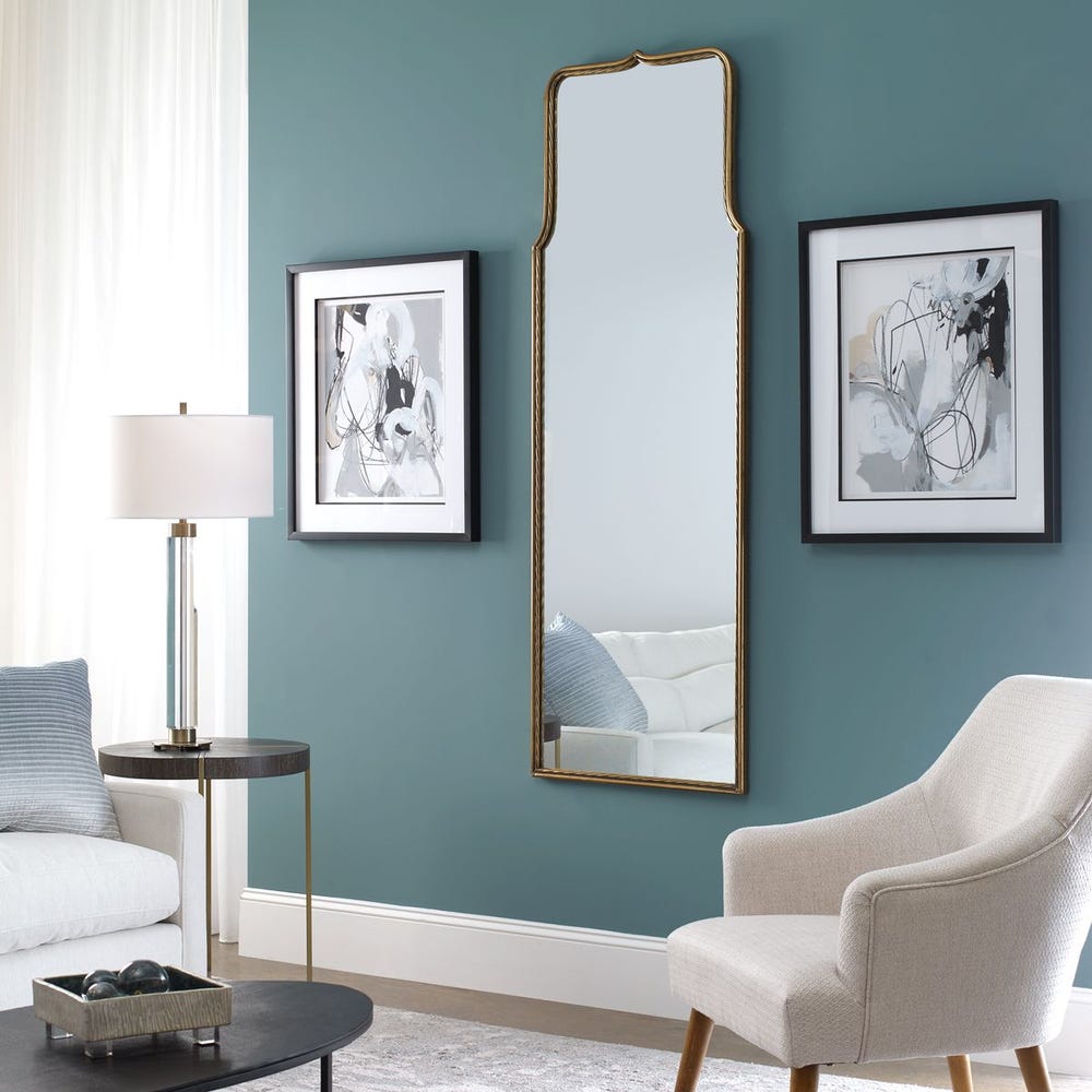 Adelasia Antiqued Gold Mirror by Uttermost