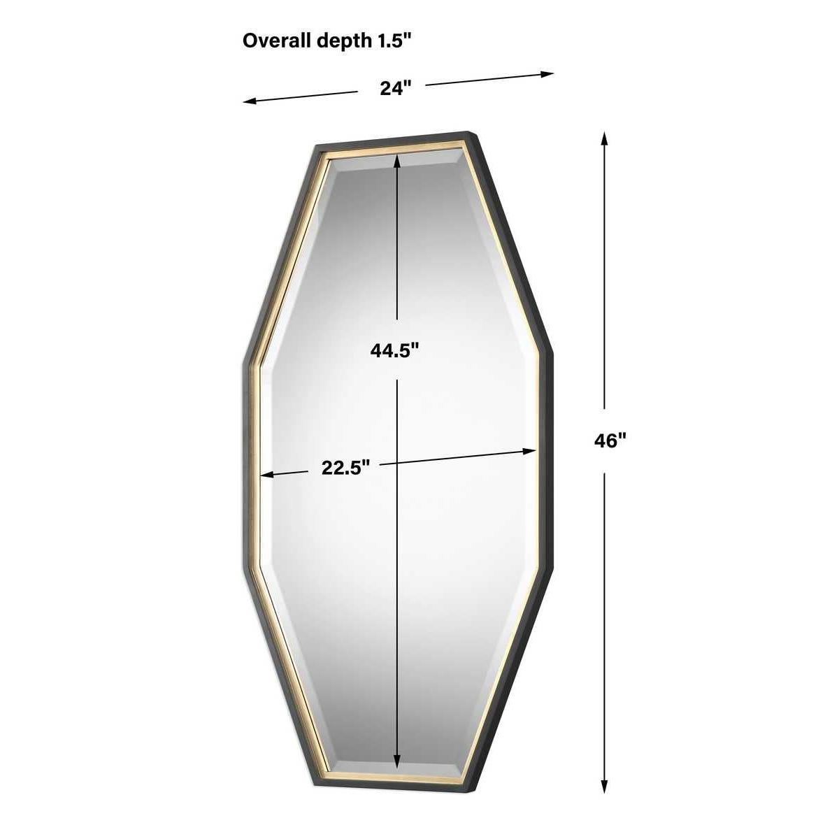 Uttermost Savion Gold Octagon Mirror