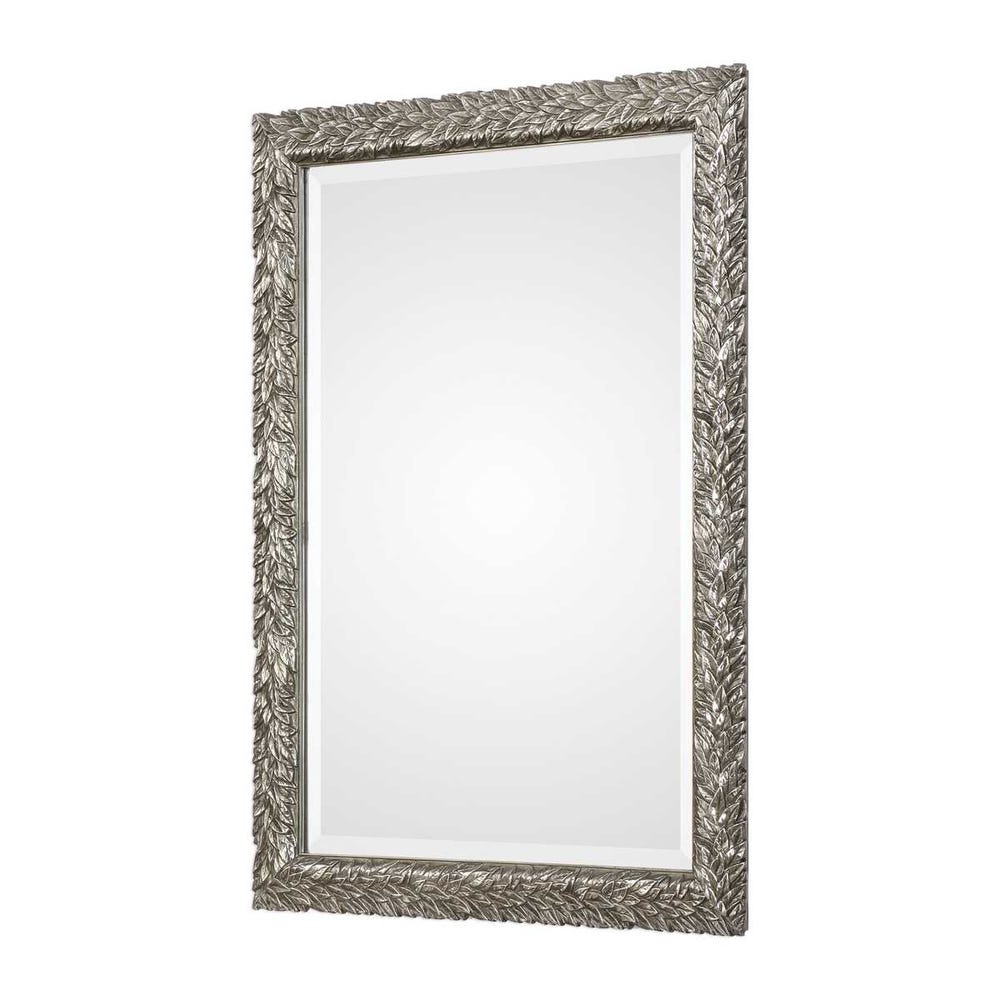 Uttermost Evelina Silver Leaves Mirror
