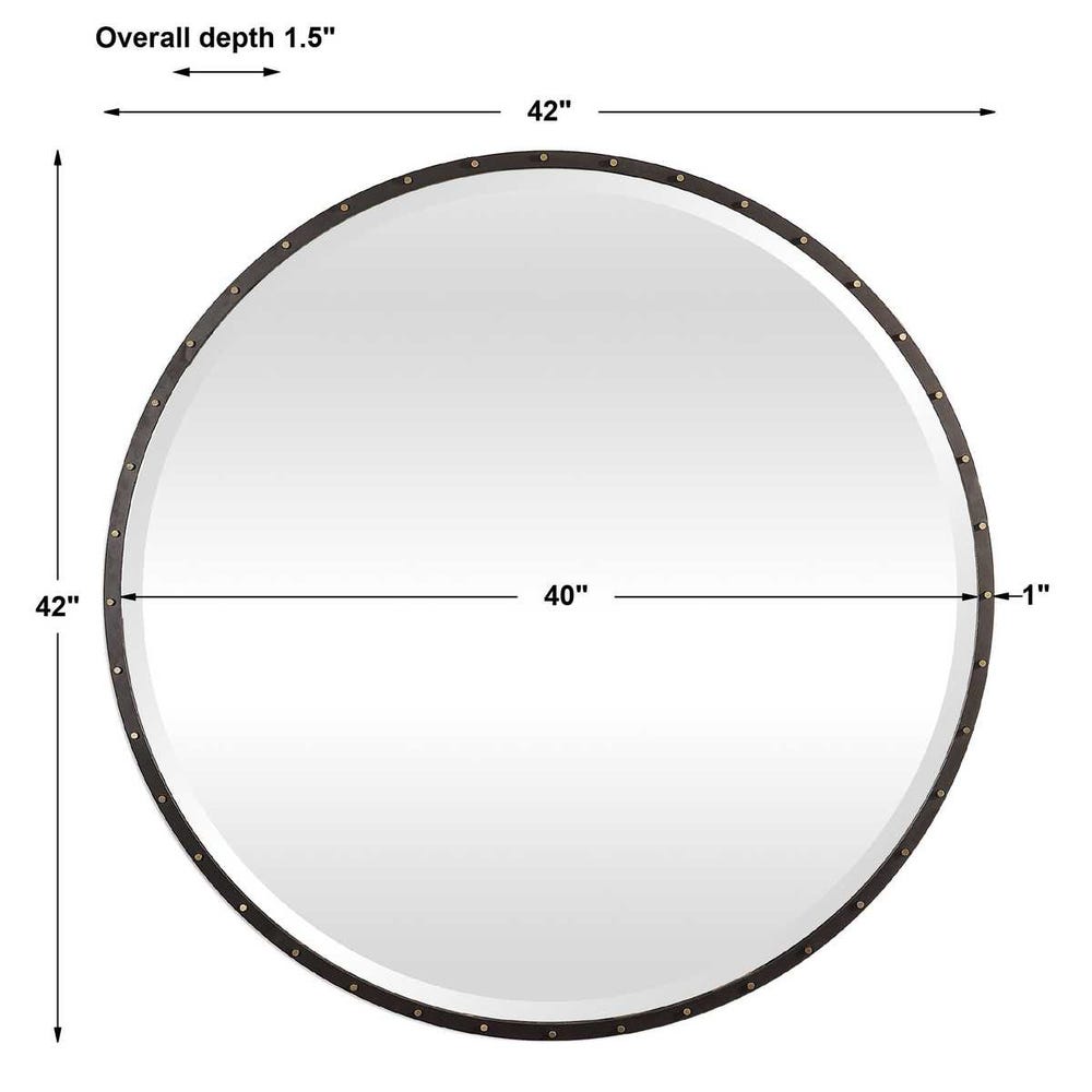 Uttermost Benedo Round Mirror