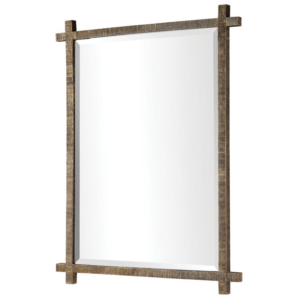 Uttermost Abanu Ribbed Gold Mirror