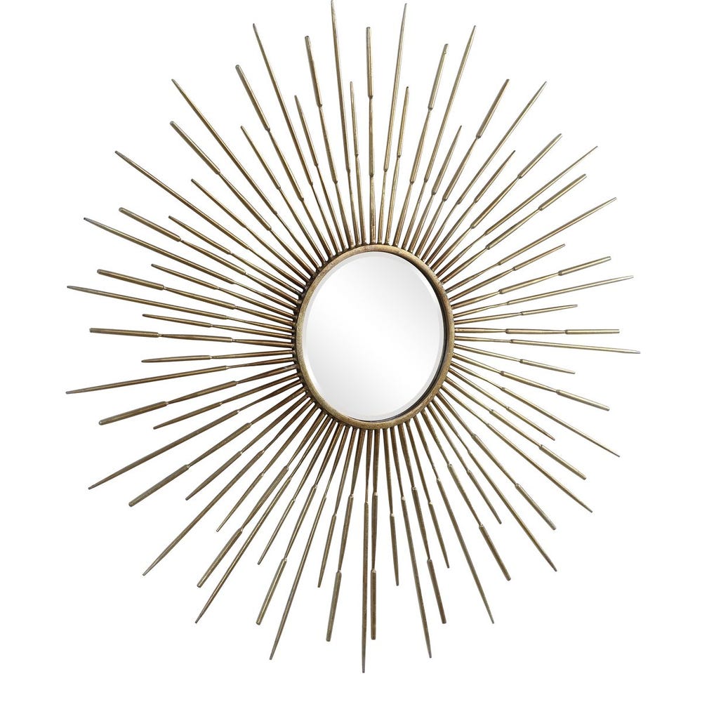 Golden Rays Starburst Mirror by Uttermost