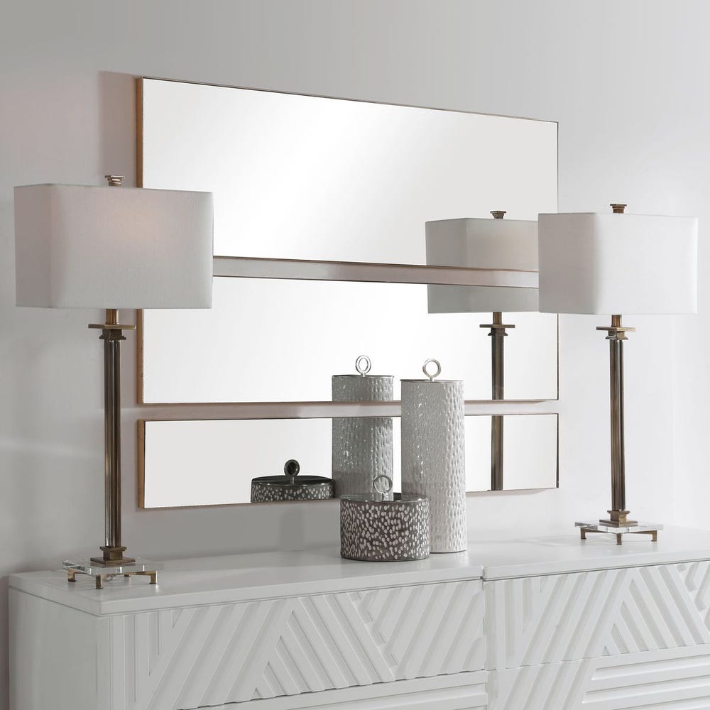 Uttermost Rowling Gold Mirrors - Set of 3