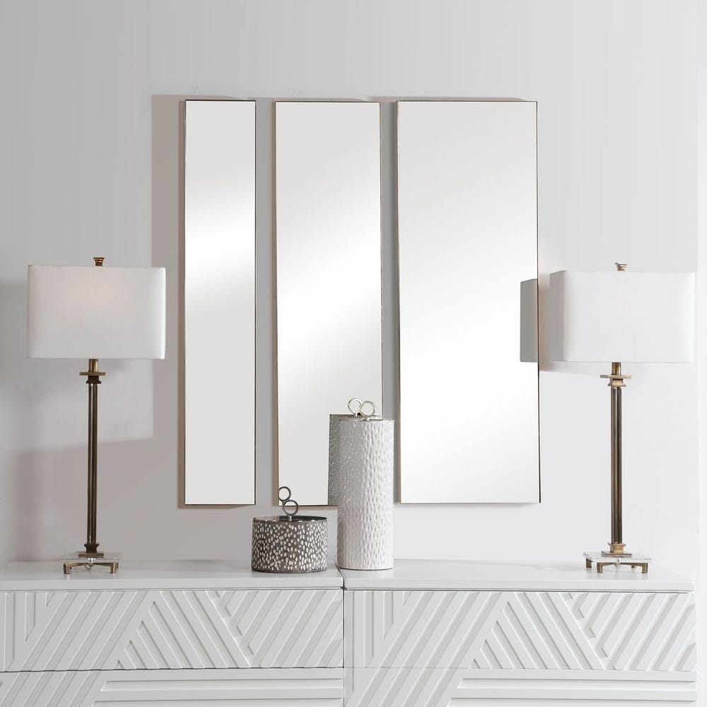 Uttermost Rowling Gold Mirrors - Set of 3