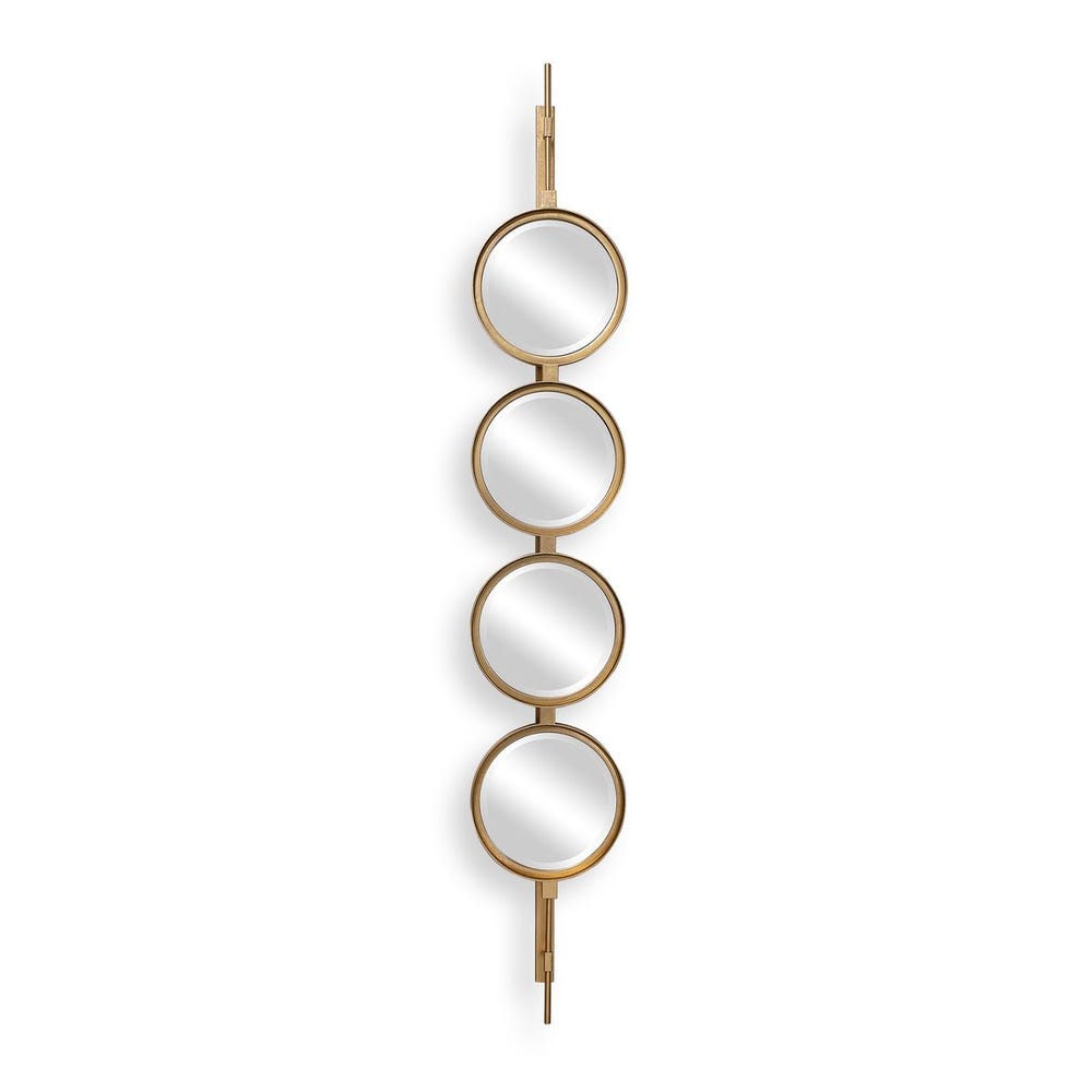 Uttermost Button Gold Mirror