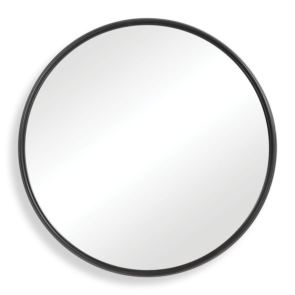 Uttermost Belham Round Iron Mirror