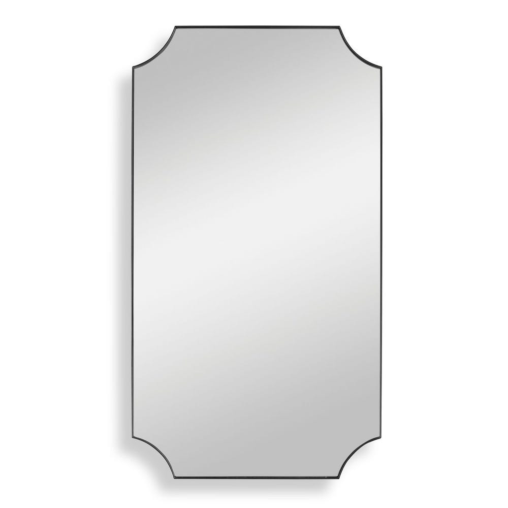 Uttermost Lennox Scalloped Corner Mirror