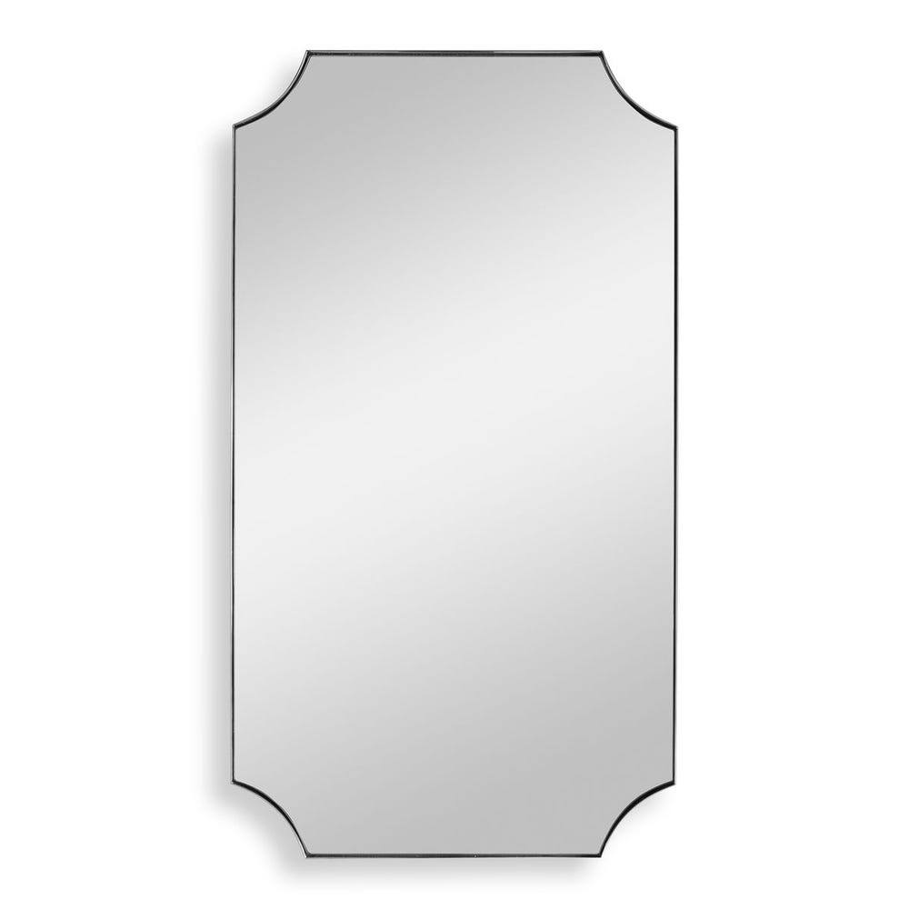 Uttermost Lennox Scalloped Corner Mirror