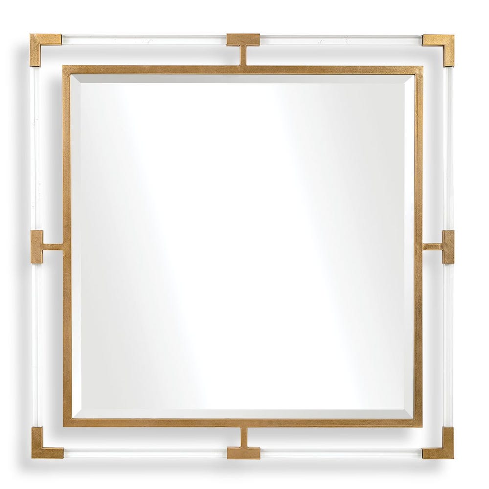 Uttermost Balkan Golden Square Mirror