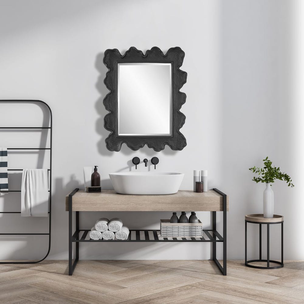 Uttermost Sea Coral Mirror
