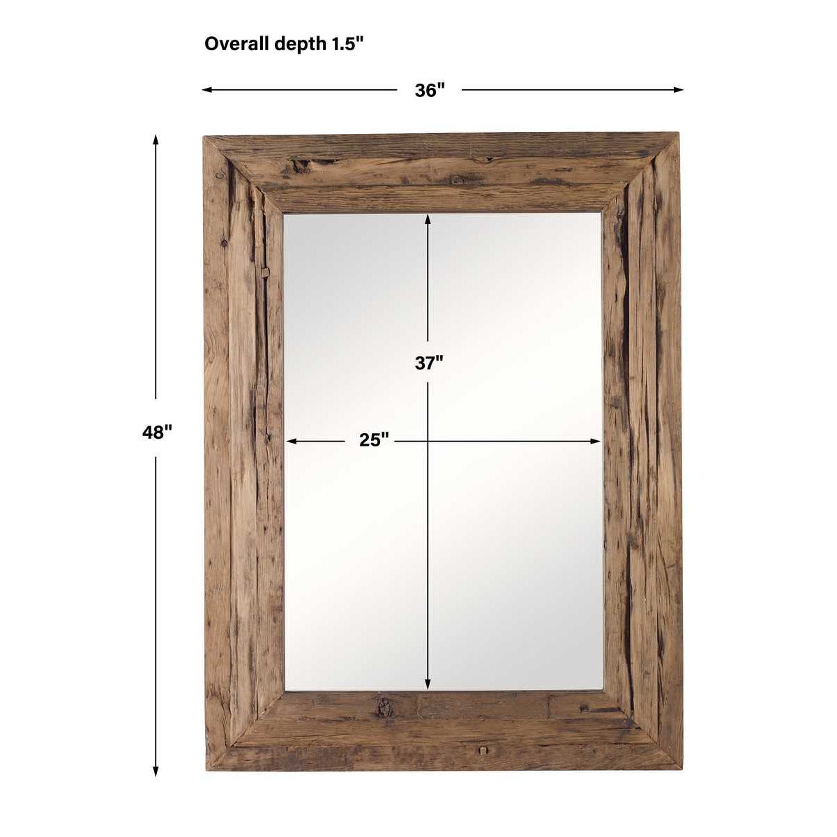 Uttermost Rennick Rustic Wood Mirror
