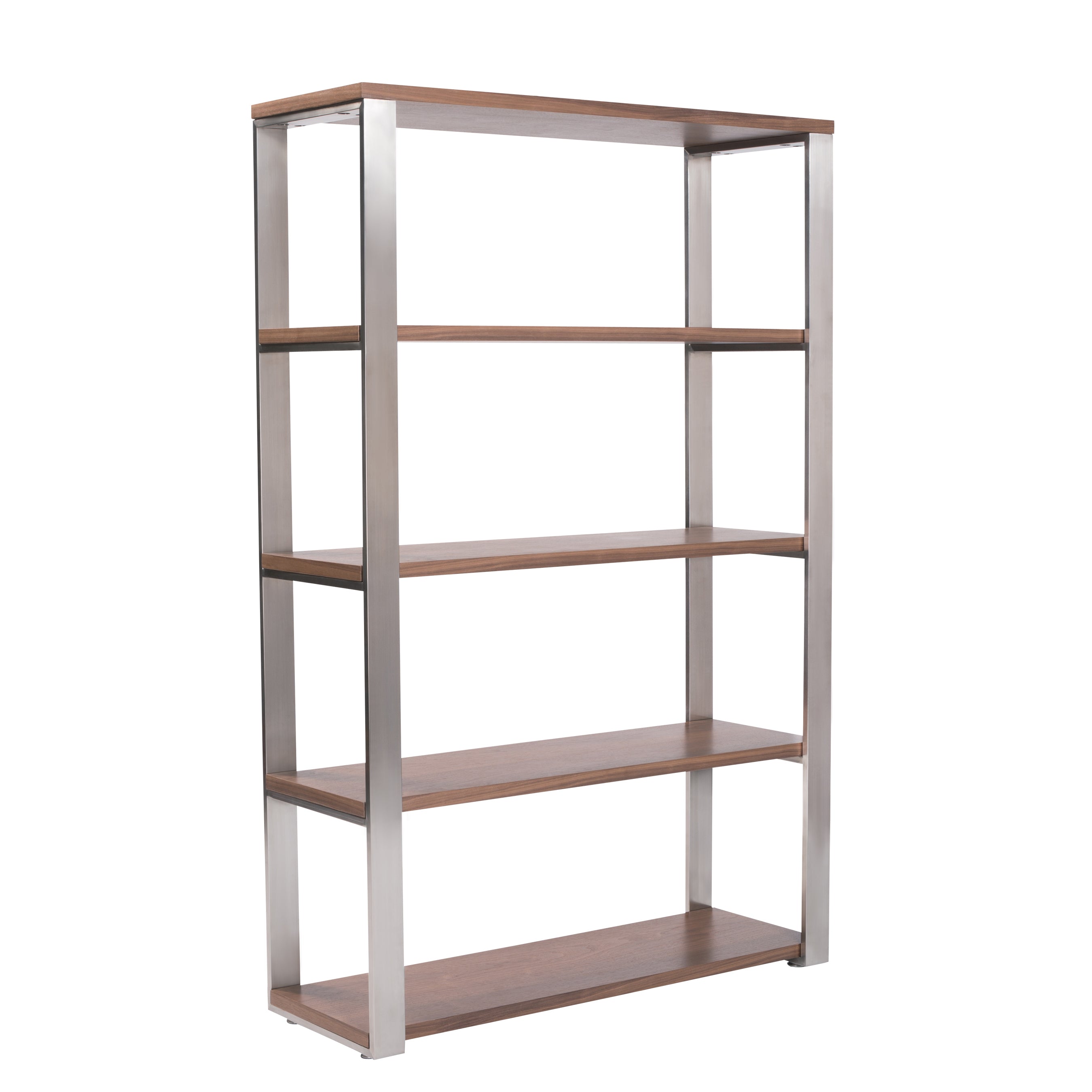 Dillon 40" Shelving Unit Bookcases & Shelves Euro Style American Walnut Brushed Stainless Steel , Black Friday Sale Euro Style Furniture Sale, Old Bones Co, Mid Century Furniture Sale, Four Hands Furniture, Black Friday Sale Dillon 40" Shelving Unit,Gus Sale, Perigold Dillon 40" Shelving Unit Bookcases & Shelves Black Friday Sale , Perigold Sale Dillon 40" Shelving Unit,Dillon 40" Shelving Unit Lulu and Georgia, Burke Decor Sale Dillon 40" Shelving Unit, www.oldbonesco.com