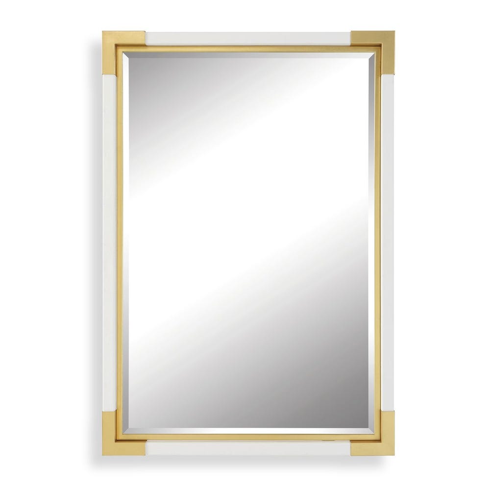 Uttermost Malik White & Gold Mirror