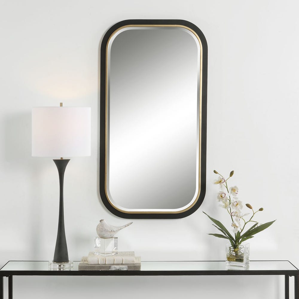 Uttermost Nevaeh Curved Rectangle Mirror