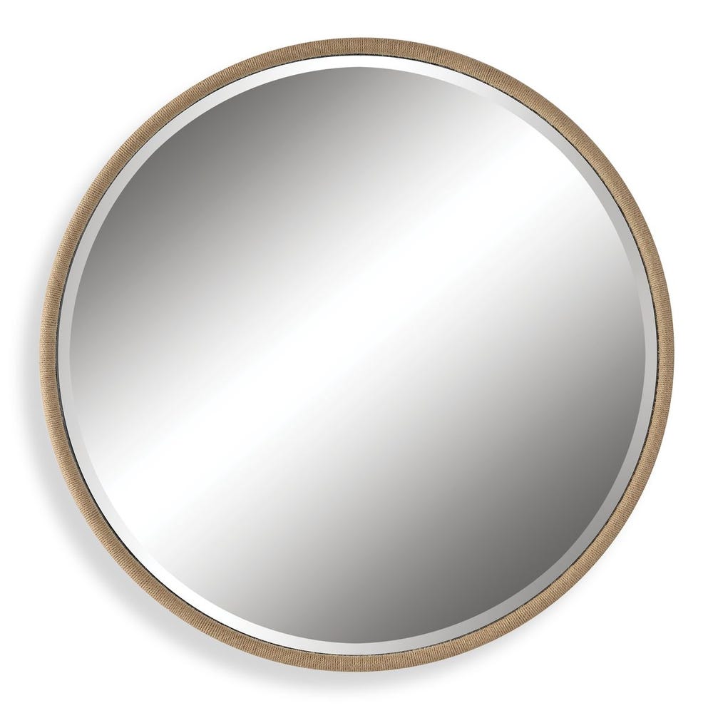 Uttermost Ranchero Natural Rope Round Mirror