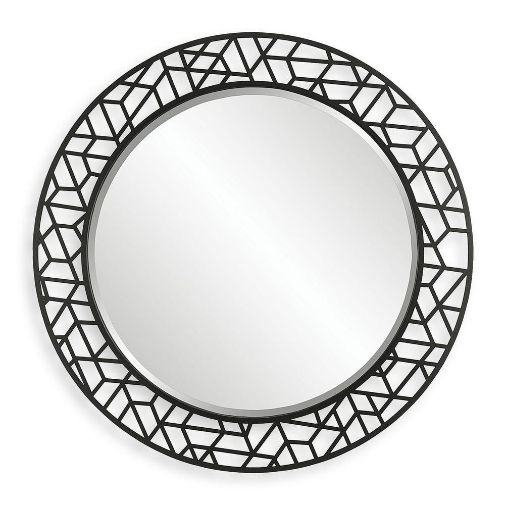 Uttermost Mosaic Metal Round Mirror