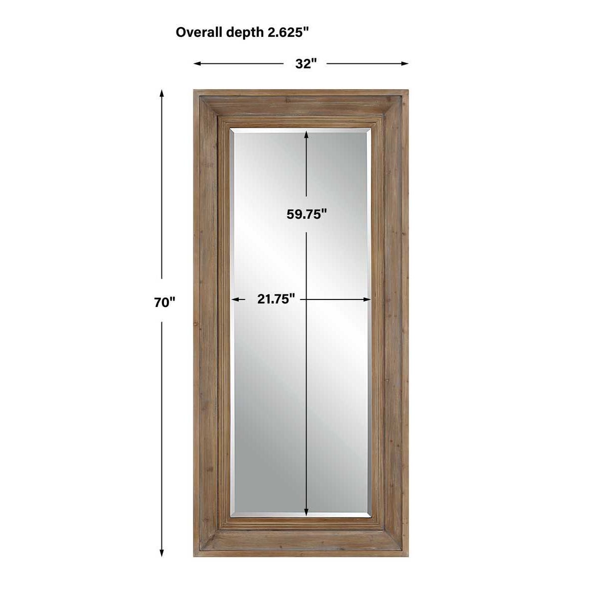 Uttermost Missoula Large Natural Wood Mirror