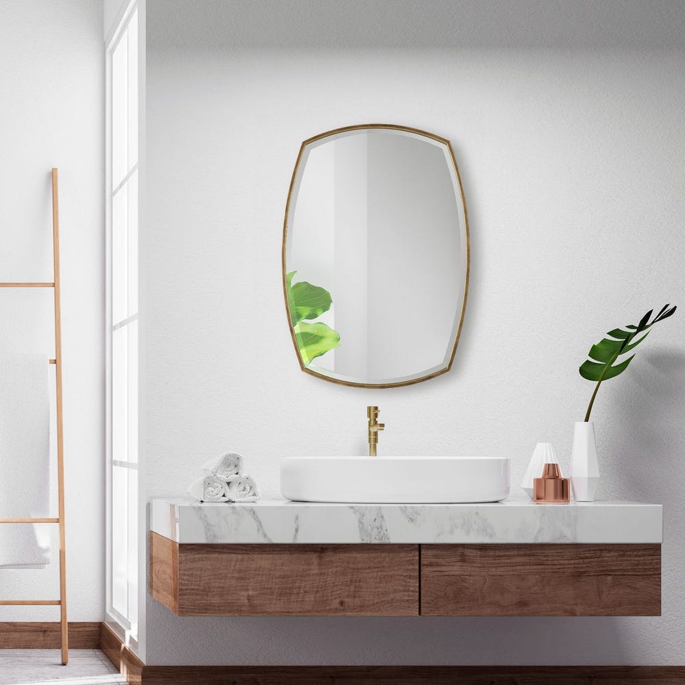 Uttermost Varenna Aged Gold Vanity Mirror