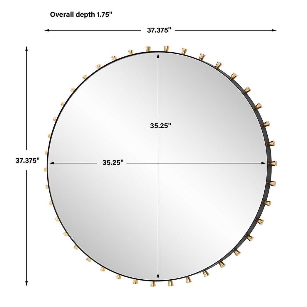 Cosmopolitan Round Mirror by Uttermost