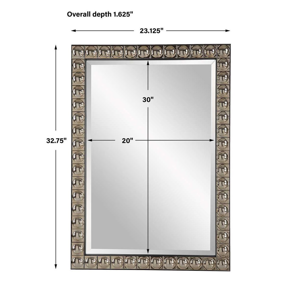 Uttermost Silvio Tiled Vanity Mirror