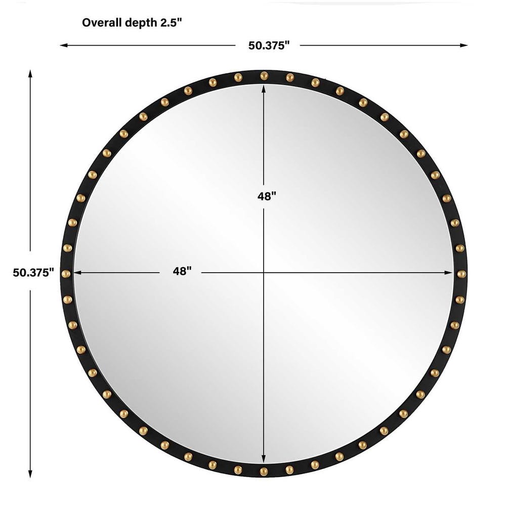 Uttermost Sele Oversized Round Mirror