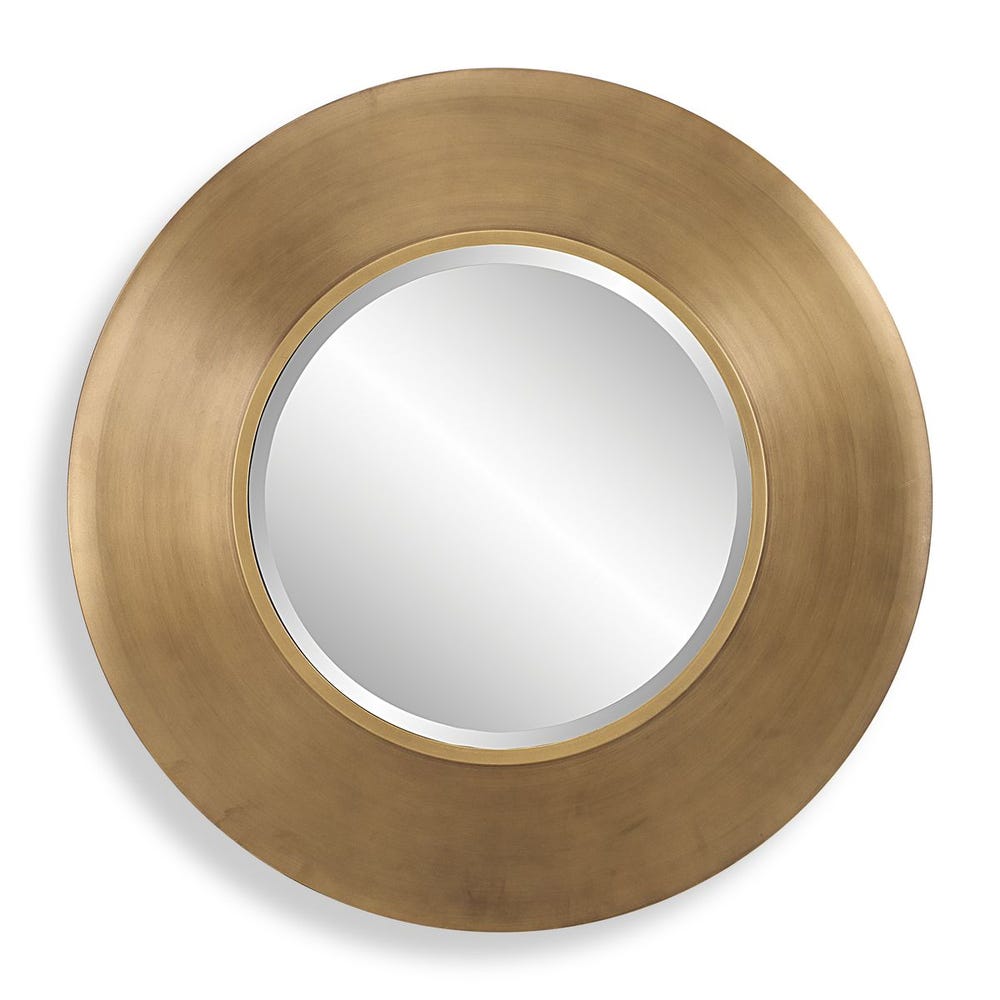 Uttermost Contessa Round Gold Mirror