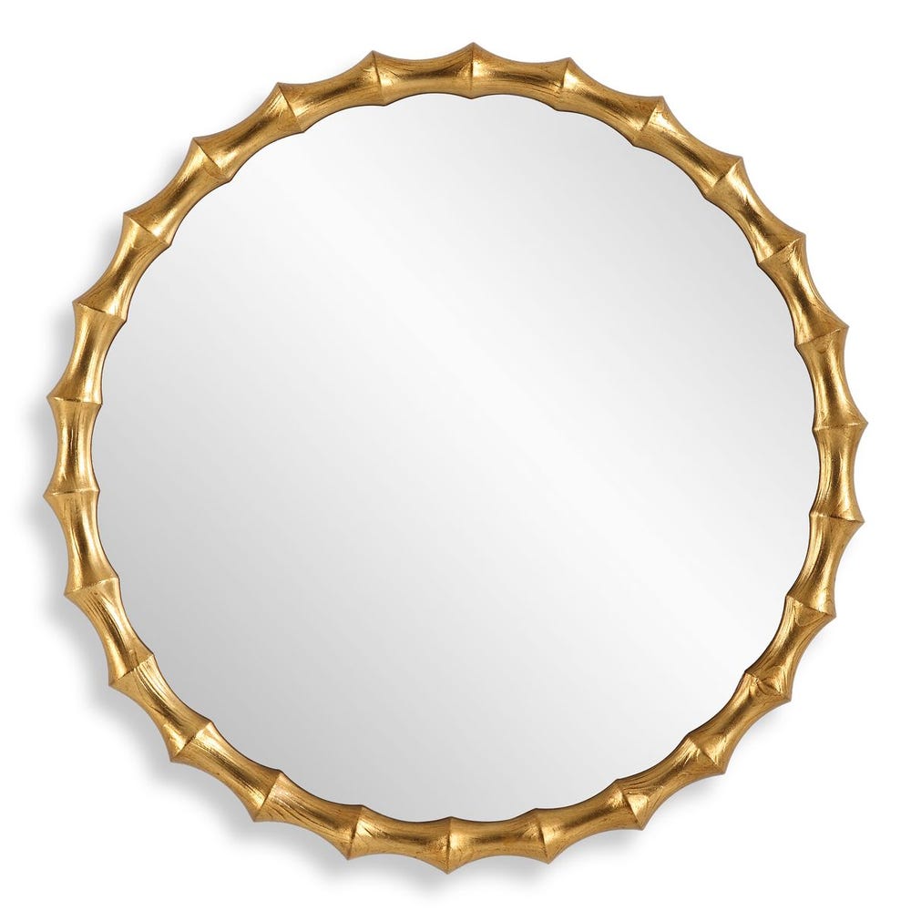 Uttermost Nacala Round Gold Mirror