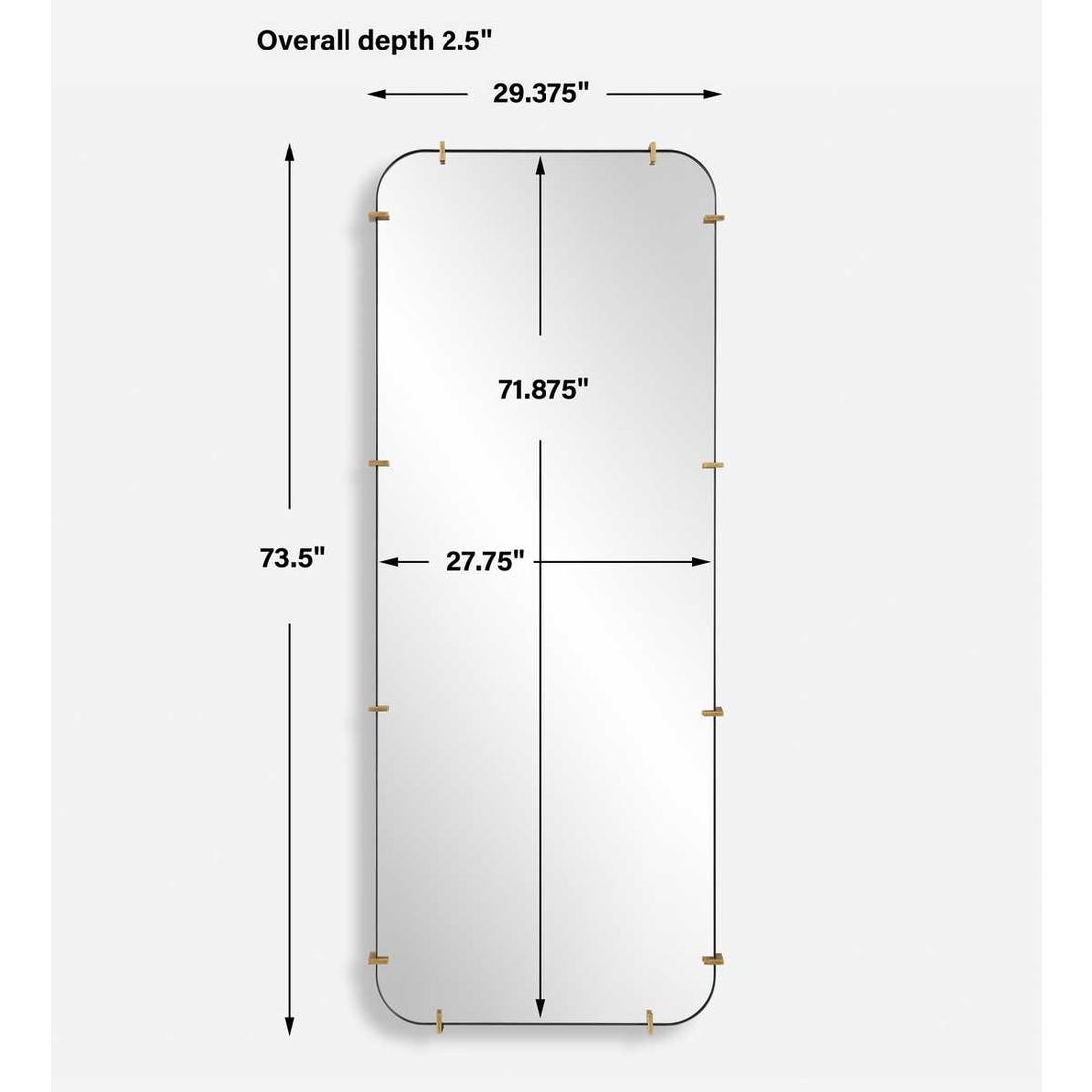 Uttermost Pali Industrial Mirror