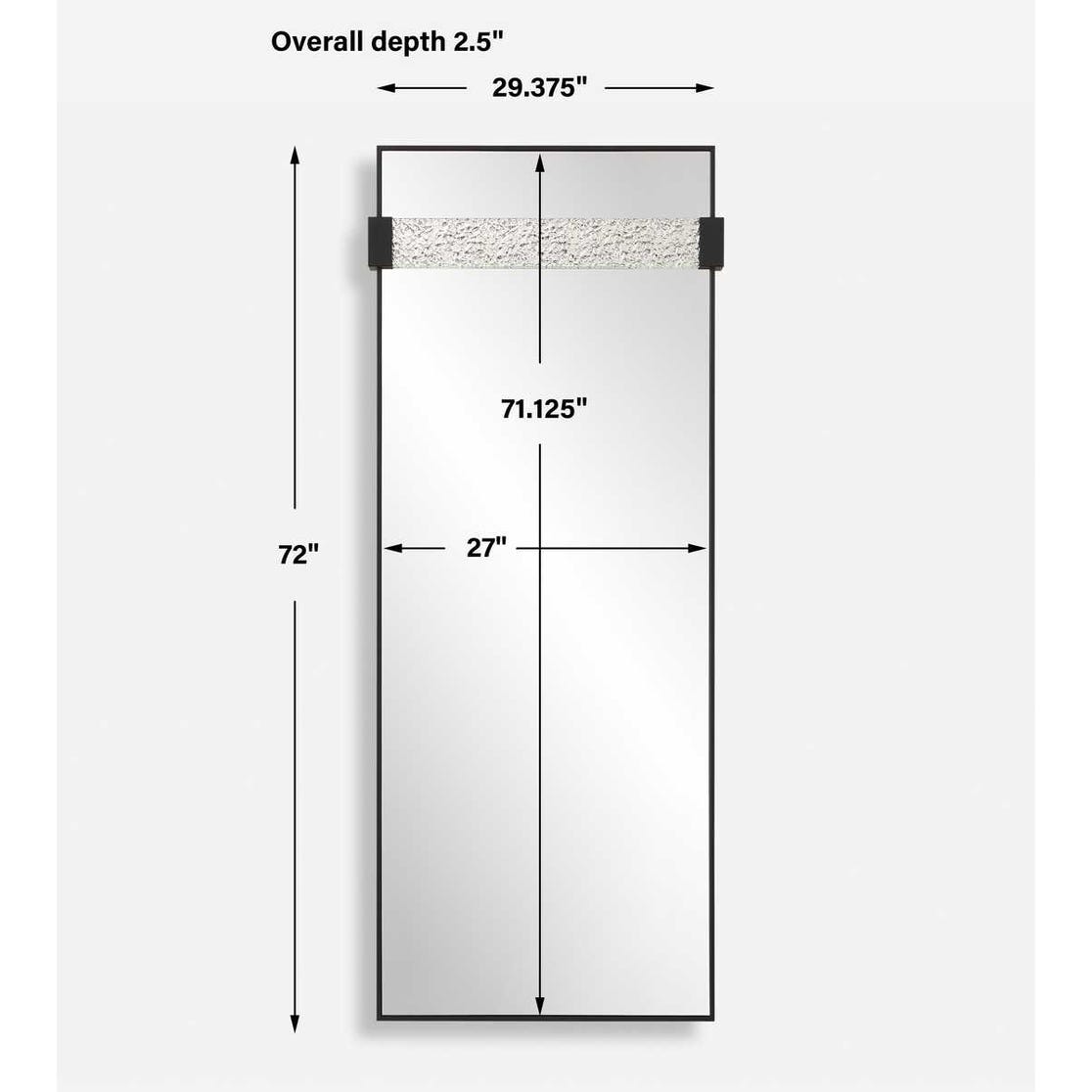 Uttermost Stratton Modern Dressing Mirror