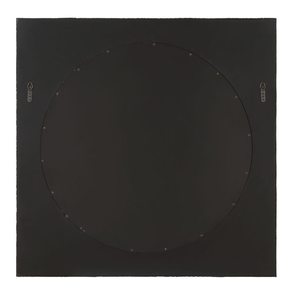 Uttermost Ember Black Square Mirror