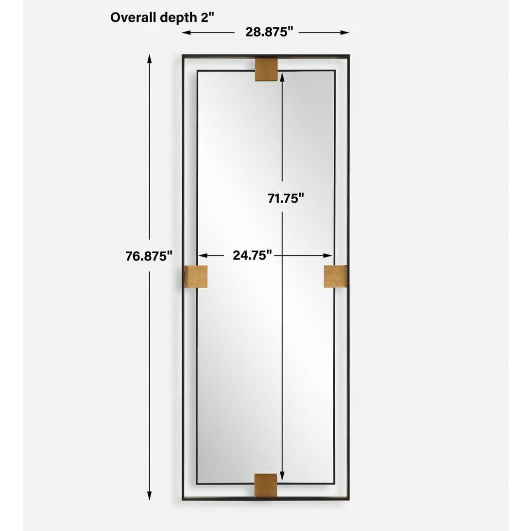 Uttermost Cornerstone Oversized Mirror