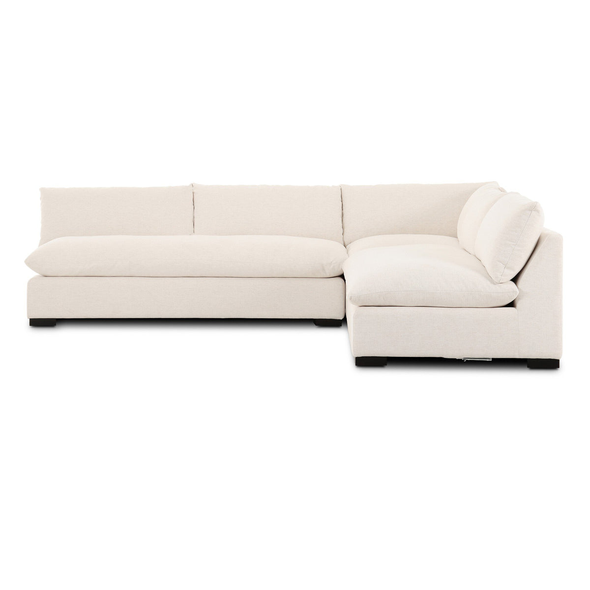 Grant 3-Piece Sectional - Crypton Nomad Snow by Four Hands