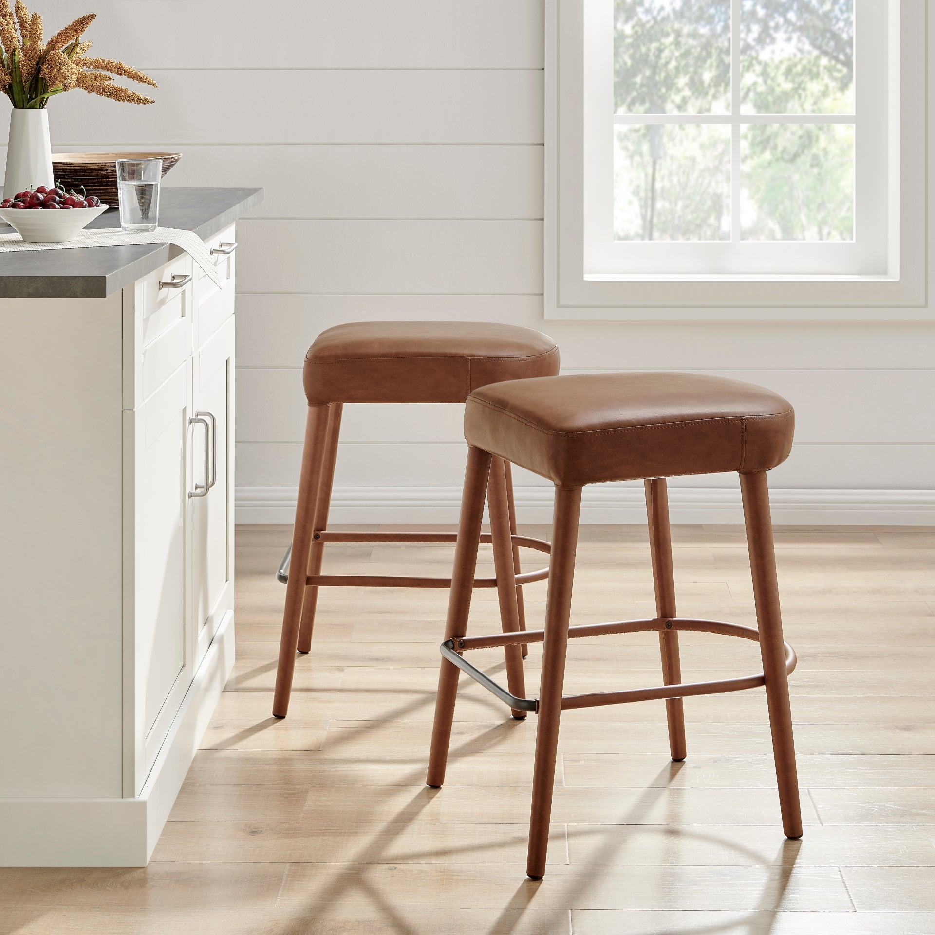 Rylee KD Backless Counter Stool - Set of 2 Bar & Counter Stools NPD , Black Friday Sale NPD Furniture Sale, Old Bones Co, Mid Century Furniture Sale, Four Hands Furniture, Black Friday Sale Rylee KD Backless Counter Stool - Set of 2,Gus Sale, Perigold Rylee KD Backless Counter Stool - Set of 2 Bar & Counter Stools Black Friday Sale , Perigold Sale Rylee KD Backless Counter Stool - Set of 2,Rylee KD Backless Counter Stool - Set of 2 Lulu and Georgia, Burke Decor Sale Rylee KD Backless Counter Stool - Set of