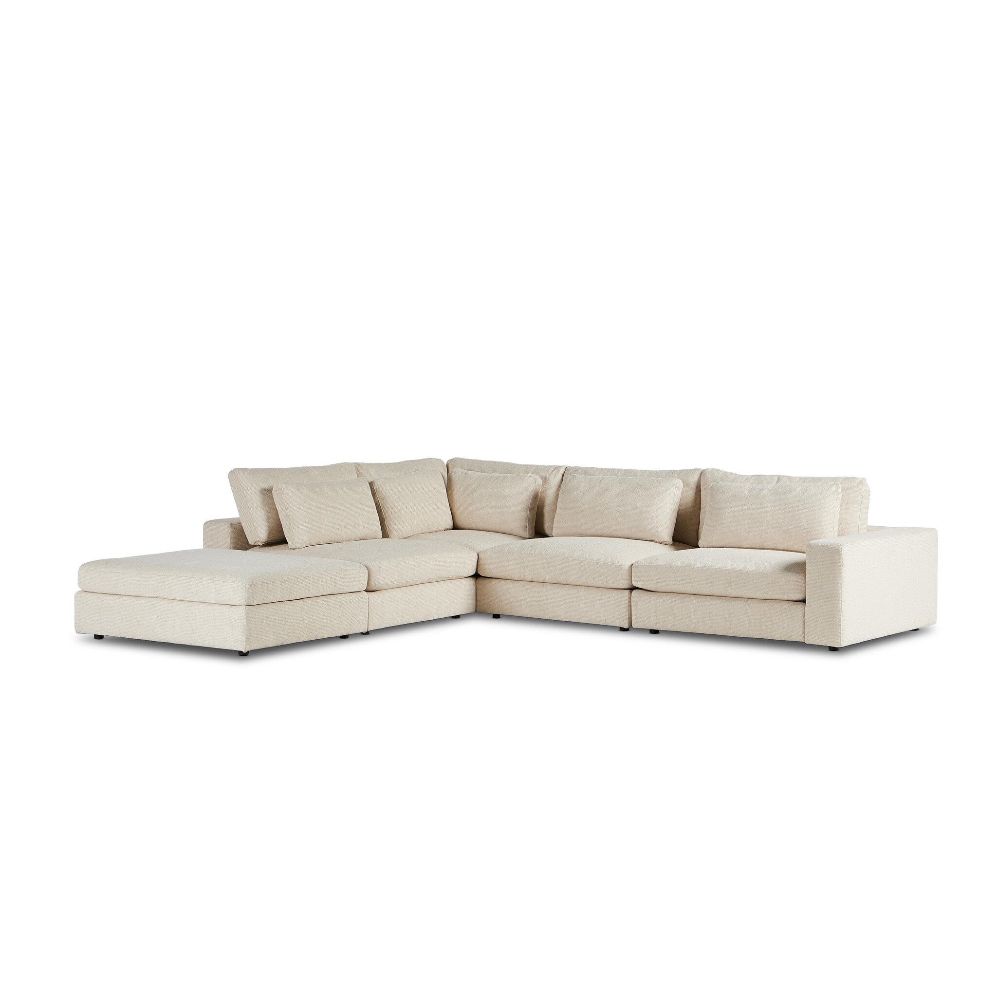 Bloor 4-Piece Sectional with Ottoman