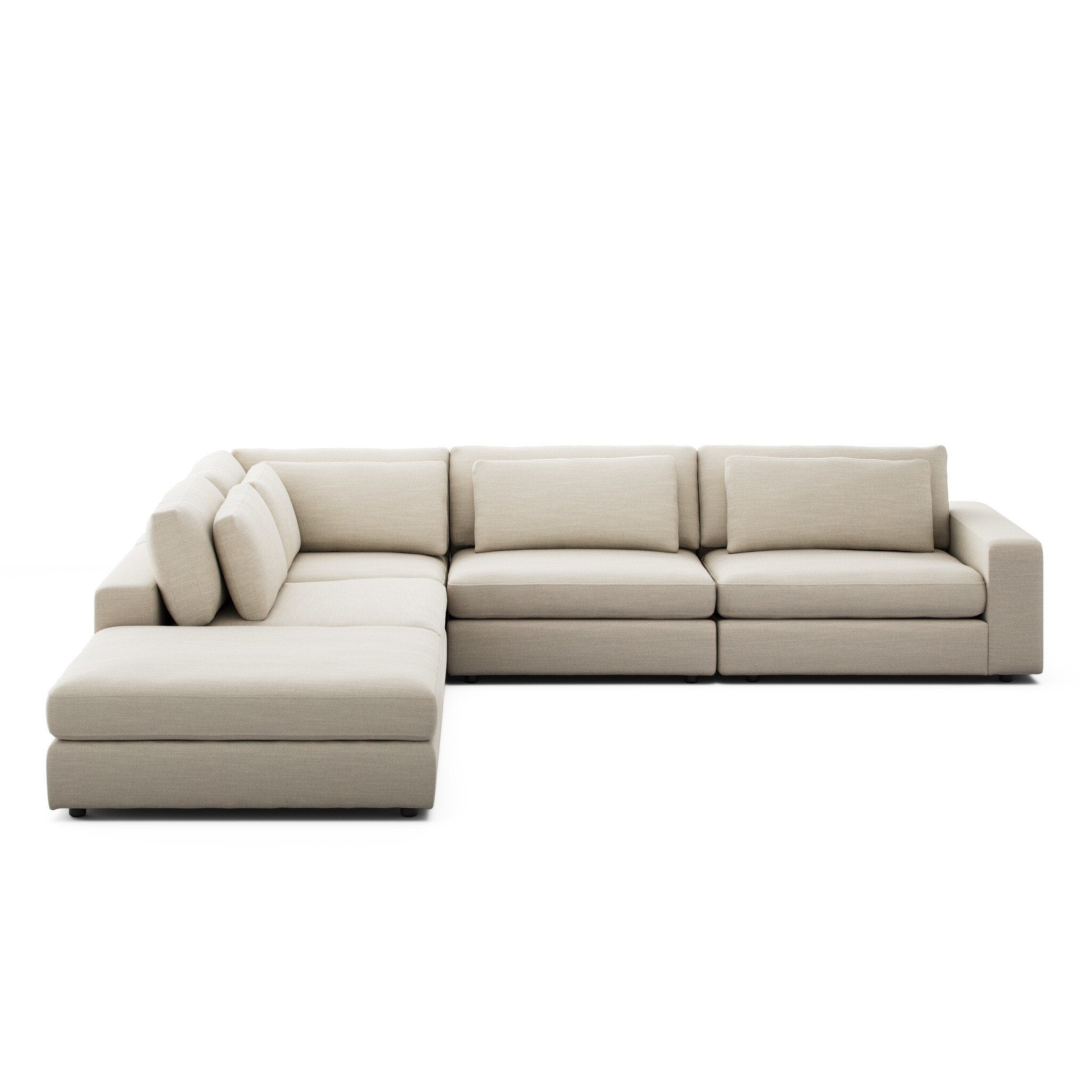 Bloor 4-Piece Sectional with Ottoman
