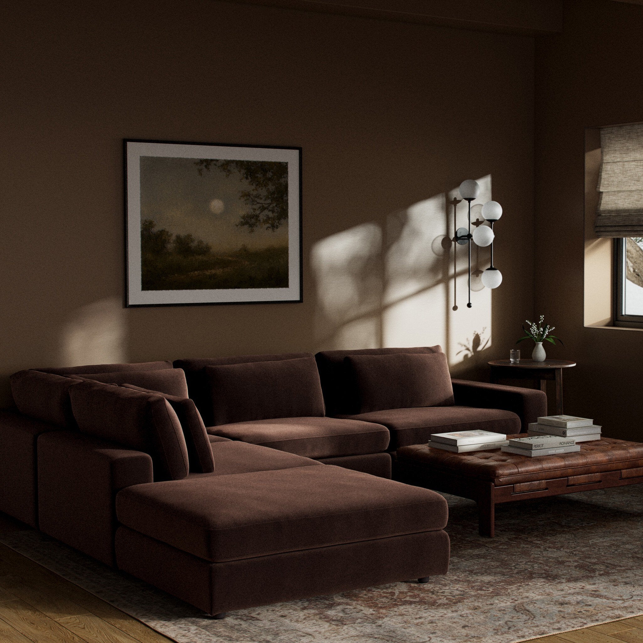 Bloor 4-Piece Sectional with Ottoman