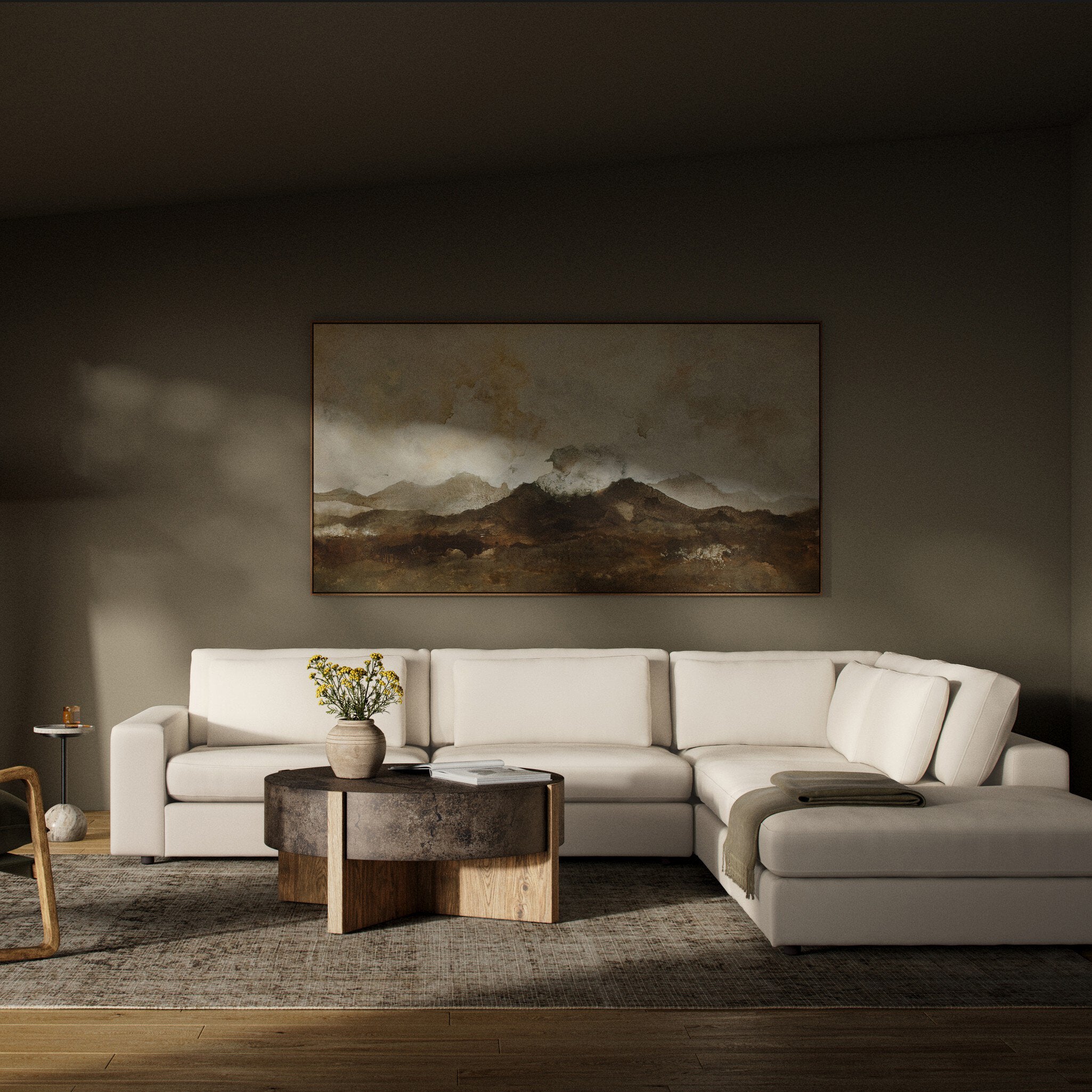 Bloor 4-Piece Sectional with Ottoman