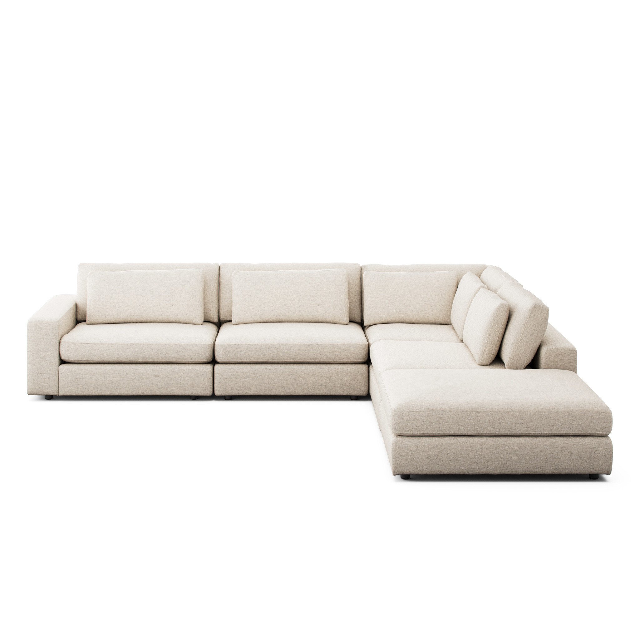Bloor 4-Piece Sectional with Ottoman