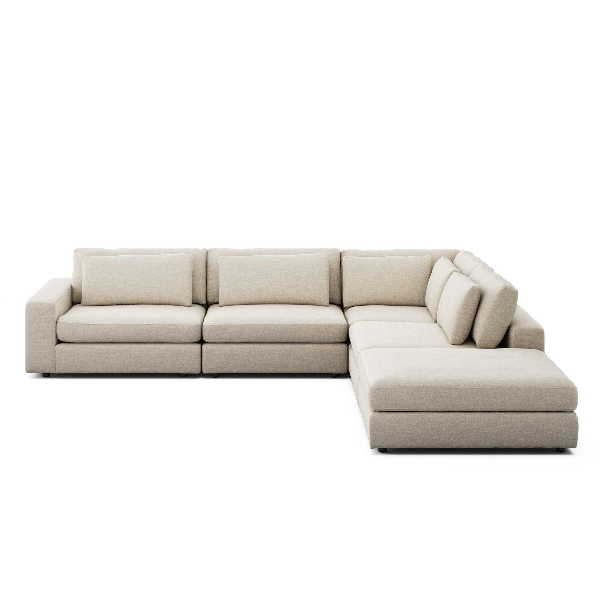 Bloor 4-Piece Sectional with Ottoman