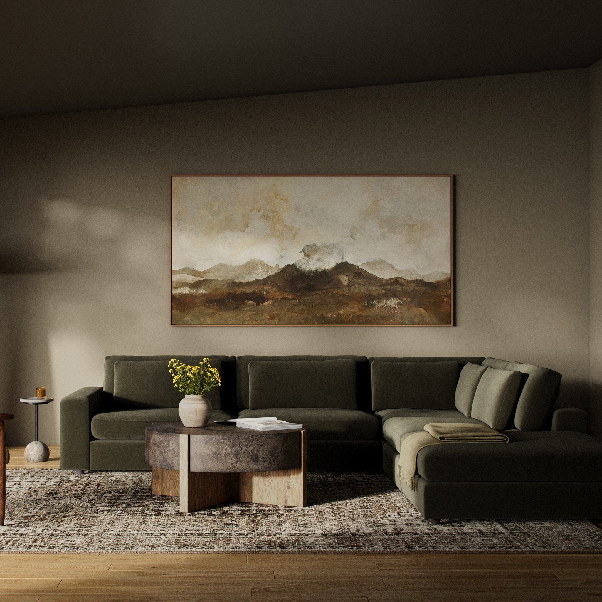 Bloor 4-Piece Sectional with Ottoman