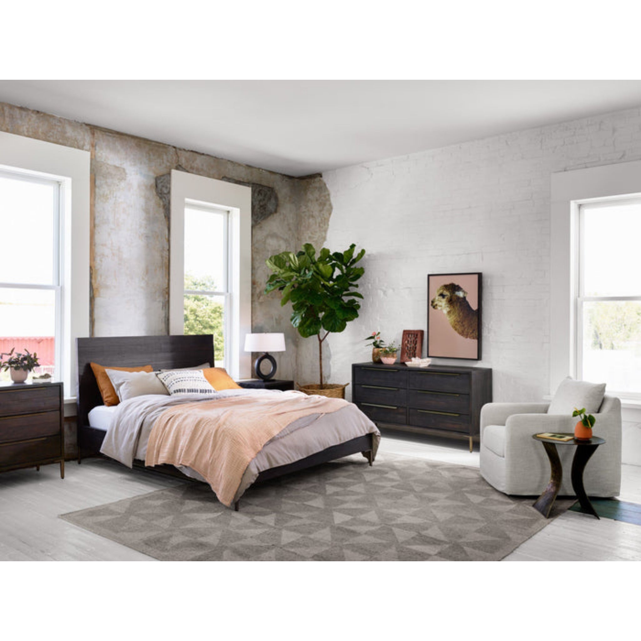 Banks Slipcover Swivel Chair