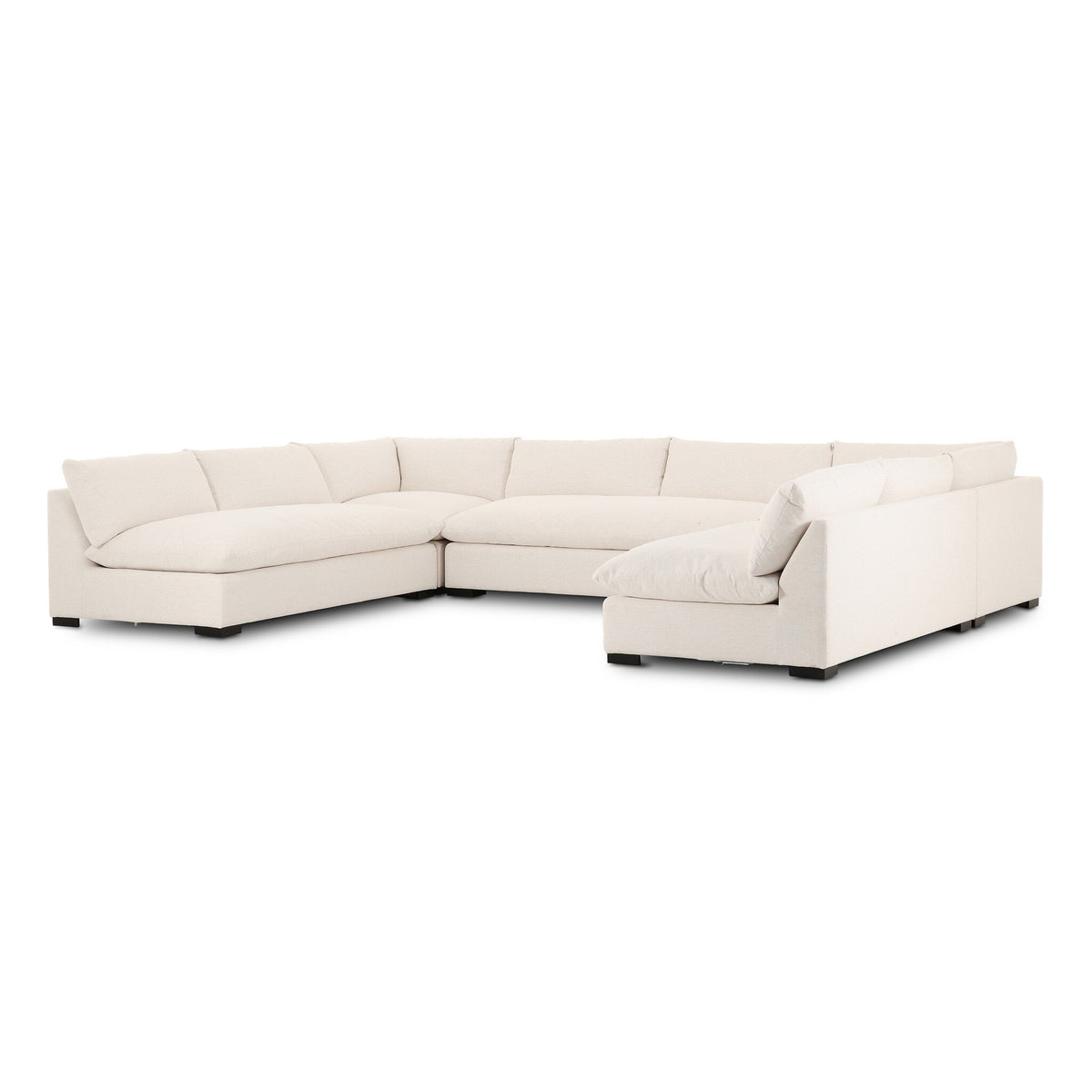 Grant 5-Piece Sectional - Crypton Nomad Snow by Four Hands